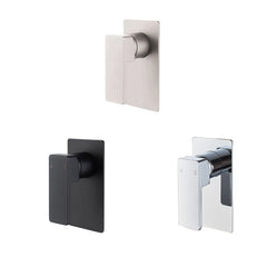 PILLO Shower flick mixer in black,chrome and Brushed Nickle
