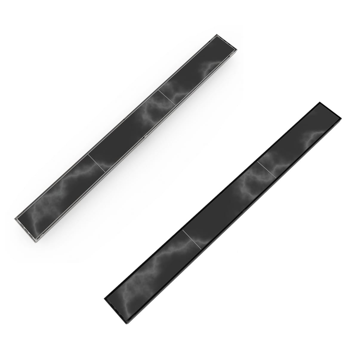 BINDAAS - CFG Tile Insert Pattern - 25mm Depth In Stainless Steel Or Matte Black, Size 600mm to 1800mm