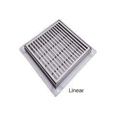 BINDAAS Floor Drain Architectural SG 130mm Linear, Square & Tile Insert