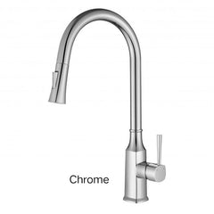 LEENA Pull Out Kitchen Mixer In Chrome Or Matte Black