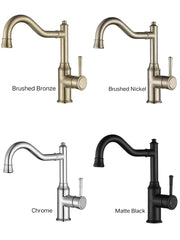 PELLIER Kitchen Mixer In Chrome, Matte Black, Brushed Bronze Or Brushed Nickel
