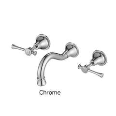 PELLIER Wall Bath Set In Chrome, Matte Black, Brushed Bronze Or Brushed Nickel