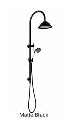 DEAUX Twin Shower System In Chrome, Matte Black, Brushed Bronze Or Brushed Nickel