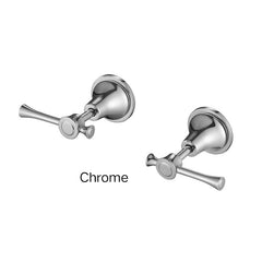 PELLIER Wall Assemblies (1/4 Turn) In Chrome, Matte Black, Brushed Bronze Or Brushed Nickel