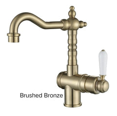 DEAUX High Rise Basin Mixer In Chrome, Matte Black, Brushed Bronze Or Brushed Nickel