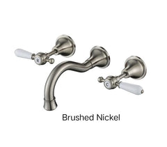 DEAUX Wall Bath Set Chrome, Matte Black, Brushed Nickel or Brushed Bronze