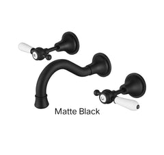 DEAUX Wall Bath Set Chrome, Matte Black, Brushed Nickel or Brushed Bronze