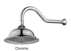 DEAUX Shower Arm With Shower Head In Chrome, Matte Black, Brushed bronze Or Brushed Nickel