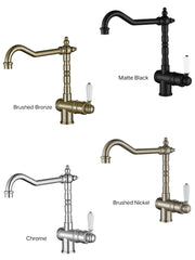 DEAUX Kitchen Mixer Chrome, Matte Black ,Brushed Nickel or Brushed Bronze