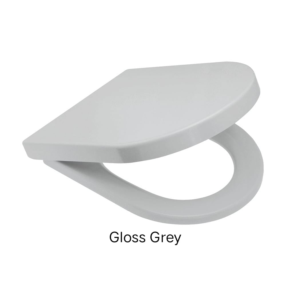 UNIVERSAL Toilet Seat, Gloss White, Matte White, Gloss Grey Or Gloss Blue
