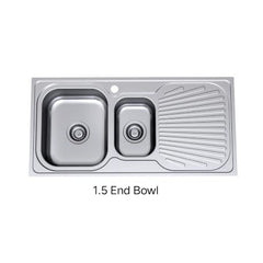 VITAL Single, Double, Or 1.5 End Bowl