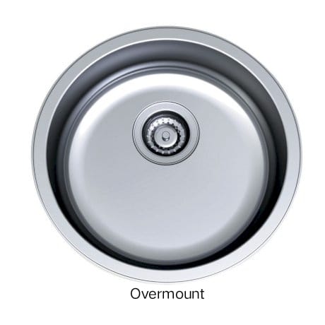 CELLINI Single Bowl With Tap Landing, Undermount Or Overmount