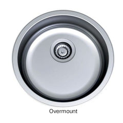 CELLINI Single Bowl With Tap Landing, Undermount Or Overmount