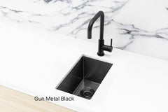 Meir BAR SINK - Single Bowl 382 X 272 -Gunmetal Black - Brushed Bronze Gold - Brushed Nickel