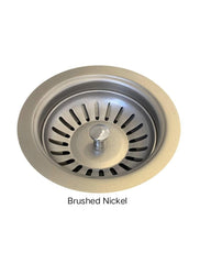 Meir Sink Strainer And Waste Plug Basket With Stopper In Gunmetal Black - Brushed Bronze Gold - Brushed Nickel - PVD