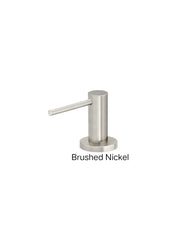 Meir Round Or Square Soap Dispenser In Matte Black, Tiger Bronze, Champagne Or Brushed Nickel