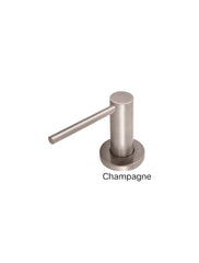 Meir Round Or Square Soap Dispenser In Matte Black, Tiger Bronze, Champagne Or Brushed Nickel