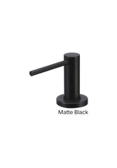 Meir Round Or Square Soap Dispenser In Matte Black, Tiger Bronze, Champagne Or Brushed Nickel
