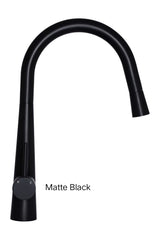 Meir ROUND Pull Out Kithen Mixer Tap In Chrome Or Matte Black