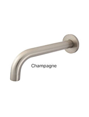 Meir ROUND CURVED Bath Spout In Chrome - Matte Black - Tiger Bronze - Champagne - Brushed Nickel