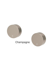 Meir CIRCULAR Wall Taps In Chrome - Matte Black - Tiger Bronze - Champagne - Brushed Nickel