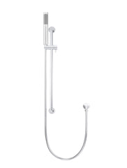 Meir ROUND Shower On Rail Column In Chrome - Matte Black - Tiger Bronze - Champagne - Brushed Nickel