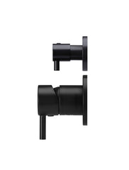 Meir ROUND Diverter Mixer In Chrome - Matte Black - Tiger Bronze - Champagne - Brushed Nickel