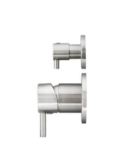 Meir ROUND Diverter Mixer In Chrome - Matte Black - Tiger Bronze - Champagne - Brushed Nickel