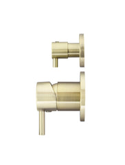 Meir ROUND Diverter Mixer In Chrome - Matte Black - Tiger Bronze - Champagne - Brushed Nickel