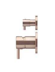 Meir ROUND Diverter Mixer In Chrome - Matte Black - Tiger Bronze - Champagne - Brushed Nickel
