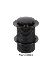 Meir 40MM Pop Up Waste - No Overflow / Unslotted In Matte Black - Tiger Bronze - Champagne - Brushed Nickel