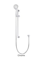 Meir ROUND Shower On Rail Column With Three Functions In Chrome Or Matte Black