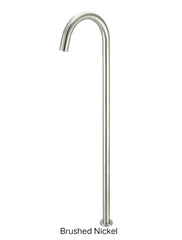 Meir ROUND Freestanding Bath Spout In Chrome - Matte Black - Tiger Brone - Champagne - Brushed Nickel