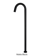 Meir ROUND Freestanding Bath Spout In Chrome - Matte Black - Tiger Brone - Champagne - Brushed Nickel