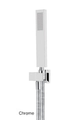 Meir SQUARE Shower On Bracket In Chrome Or Matte Black