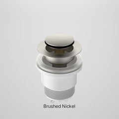RUBANE II Bath Pop-Up Plug & Waste In Chrome - Matte Black - Brushed Brass - Gunmetal - Brushed Nickel