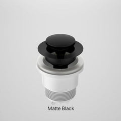 RUBANE II Bath Pop-Up Plug & Waste In Chrome - Matte Black - Brushed Brass - Gunmetal - Brushed Nickel