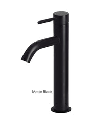 Meir PICCOLA Tall Basin Mixer Tap In Chrome - Matte Black - Tiger Bronze - Brushed Nickel - Champagne