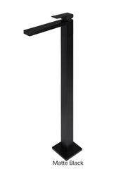 Meir SQUARE Freestanding Bath Mixer In Chrome Or Matte Black