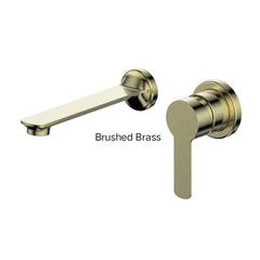 ASTRO II Wall Basin Mixer In Chrome - Matte Black - Brushed Brass - Brushed Nickel - Gunmetal