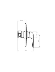 MARKETTI Blade Retrofit Shower Mixer