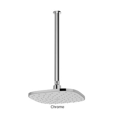 CORBAN Ceiling Shower In Chrome - Matte Black - Brushed Nickel