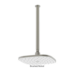 CORBAN Ceiling Shower In Chrome - Matte Black - Brushed Nickel