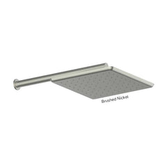 SWPET Overhead Wall Shower In Chrome - Matte Black - Brushed Nickel