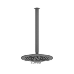 TEXTURA/GISELE Ceiling Shower In Matte Black - Brushed Brass - Brushed Copper - Brushed Stainless - Gunmetal