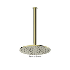 TEXTURA/GISELE Ceiling Shower In Matte Black - Brushed Brass - Brushed Copper - Brushed Stainless - Gunmetal
