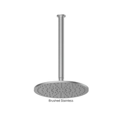 TEXTURA/GISELE Ceiling Shower In Matte Black - Brushed Brass - Brushed Copper - Brushed Stainless - Gunmetal