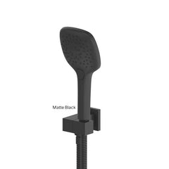 SWEPT Hand Shower With Wall Outlet Bracket In Chrome - Matte Black - Brushed Nickel