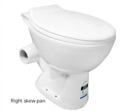 OLD SCHOOL Skew Pan Toilet Left or Right