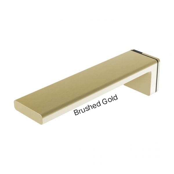 Phoenix ALIA Wall Basin / Bath Outlet 200mm In Chrome - Brushed Nickel - Brushed Gold
